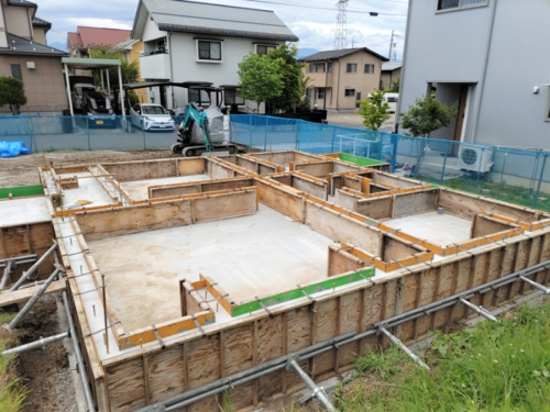 【現場レポート】松本市新築・基礎工事